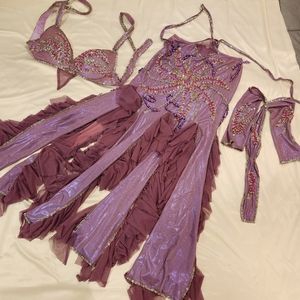 Lilac Professional Bellydance costume